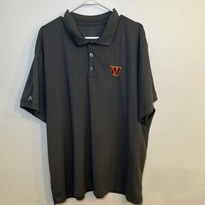 Washington Commanders Men’s Polo Gray Size 3X
